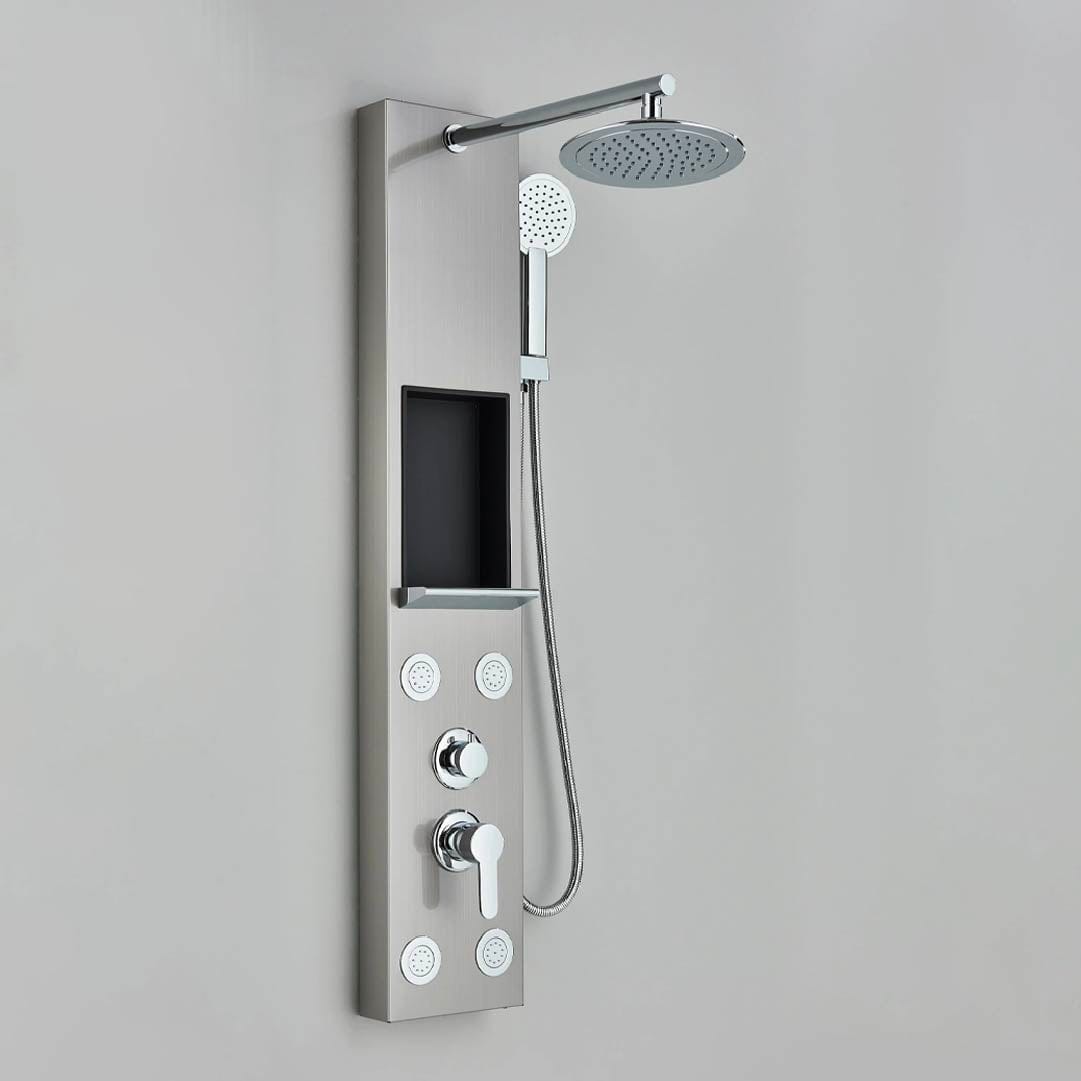 panel-de-dus-cu-efect-de-ploaie-suport-incorporat-si-jeturi-de-masaj-cod-1608-59436775801175
